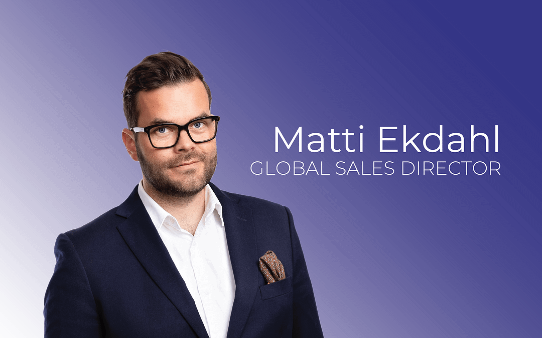 Matti Ekdahl Global Sales Director for Ubotica